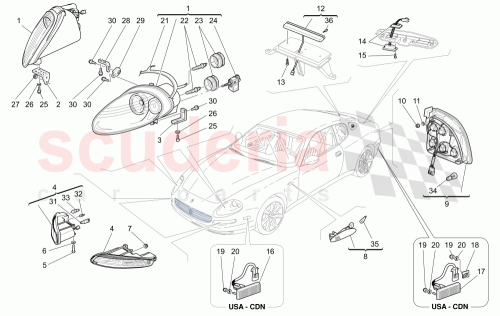 Part Diagram for Maserati 208125043