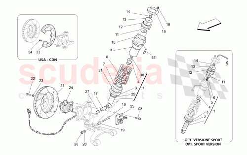 Part Diagram for Maserati 197908