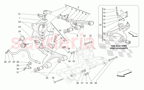 Part Diagram for Maserati 185909