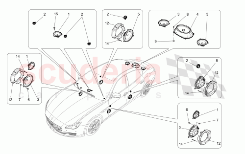 Part Diagram for Maserati 670002120
