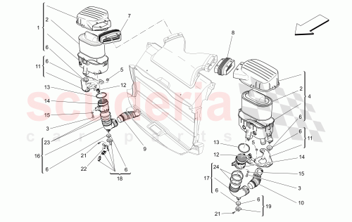 Part Diagram for Maserati 670001545
