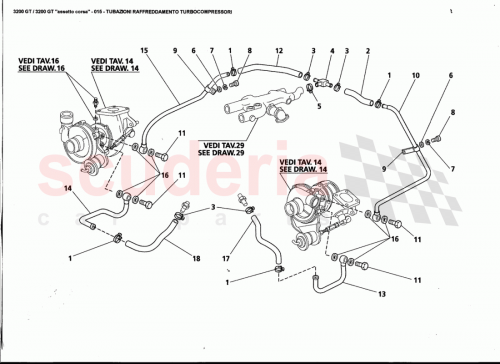 Part Diagram for Maserati 312020430