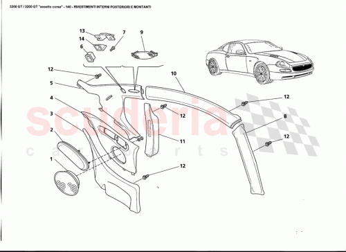 Part Diagram for Maserati 9810033