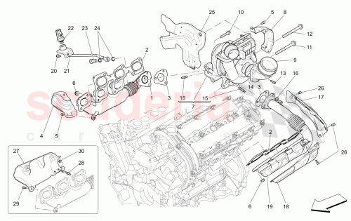Part Diagram for Maserati 46328324