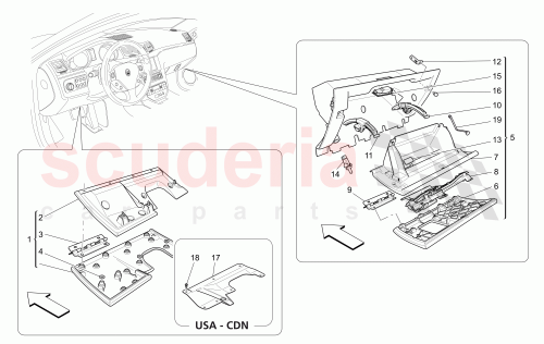 Part Diagram for Maserati 68240200