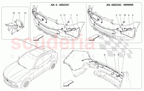 Part Diagram for Maserati 670035191