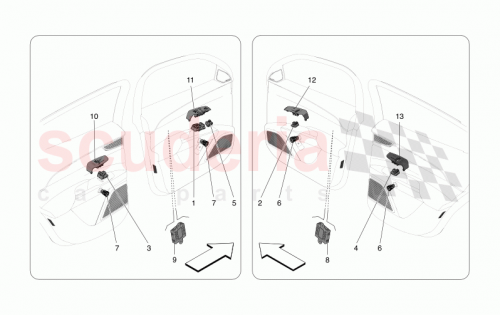 Part Diagram for Maserati 673014512