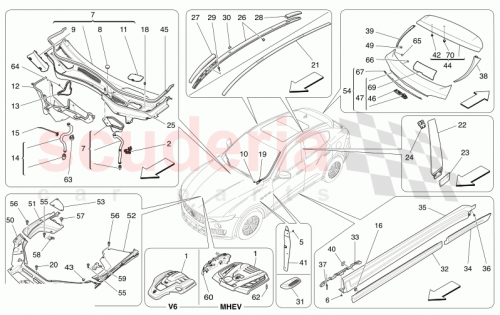 Part Diagram for Maserati 670066137