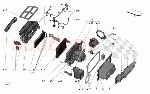 Part Diagram for Maserati 673012111