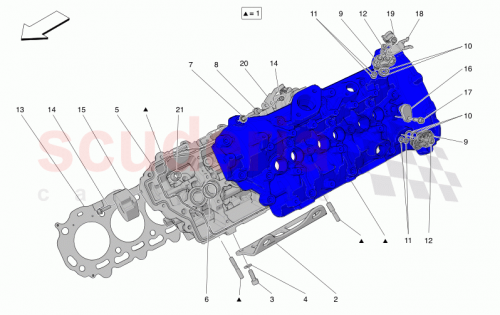 Part Diagram for Maserati 670054164