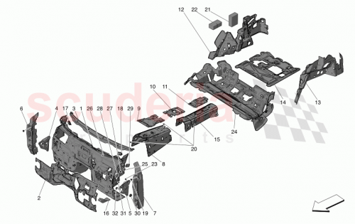 Part Diagram for Maserati 670176754