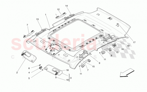 Part Diagram for Maserati 670041973