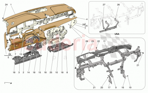 Part Diagram for Maserati 670266050