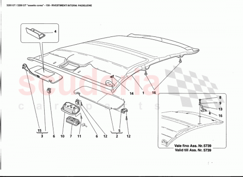 Part Diagram for Maserati 15690875