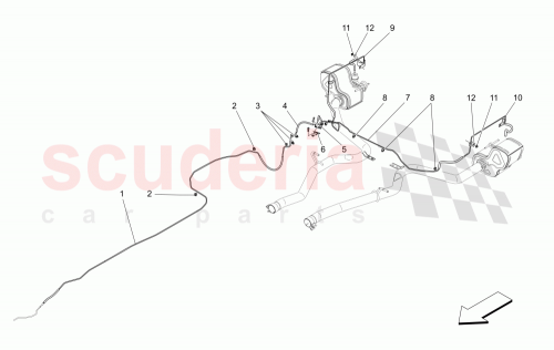 Part Diagram for Maserati 670036460