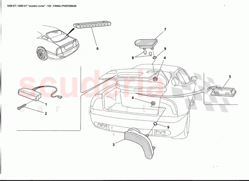 Part Diagram for Maserati 312320384