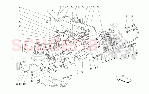Part Diagram for Maserati 16285924