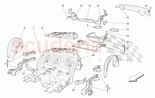 Part Diagram for Maserati 11640424