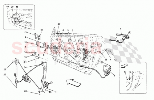 Part Diagram for Maserati 15501025