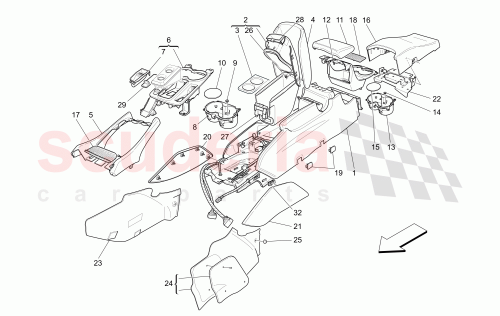 Part Diagram for Maserati 981603200