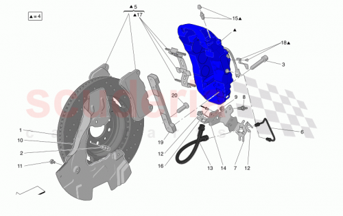 Part Diagram for Maserati 670293171