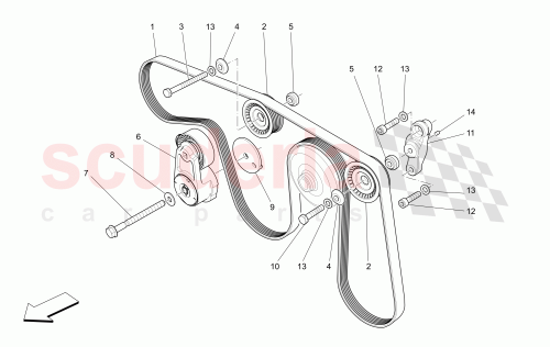 Part Diagram for Maserati 243857