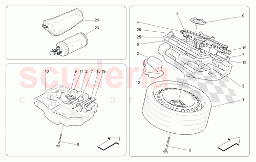 Part Diagram for Maserati 670039419