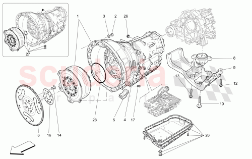 Part Diagram for Maserati 670035589