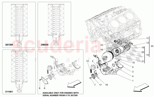 Part Diagram for Maserati 311401
