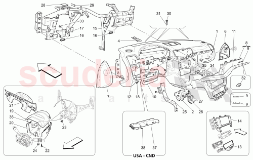 Part Diagram for Maserati 68908276