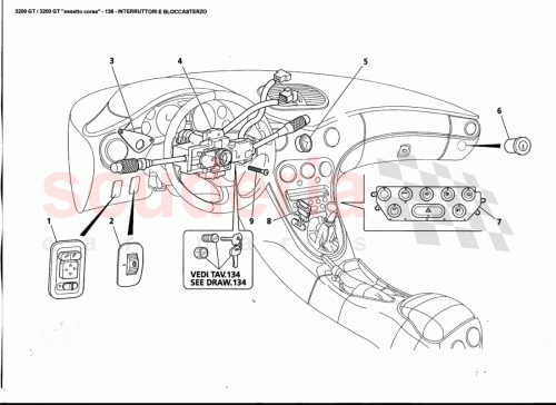 Part Diagram for Maserati 387800322