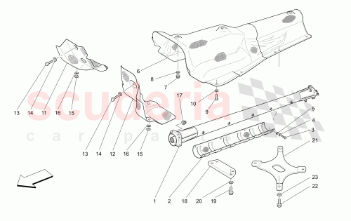 Part Diagram for Maserati 67515400