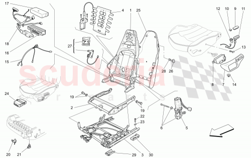 Part Diagram for Maserati 386900403