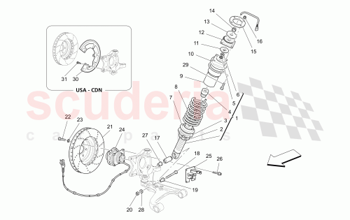 Part Diagram for Maserati 202758