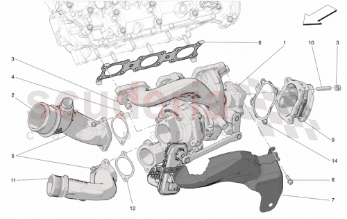Part Diagram for Maserati 670053170