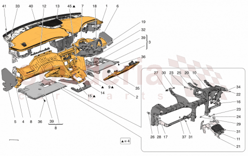 Part Diagram for Maserati 670158249