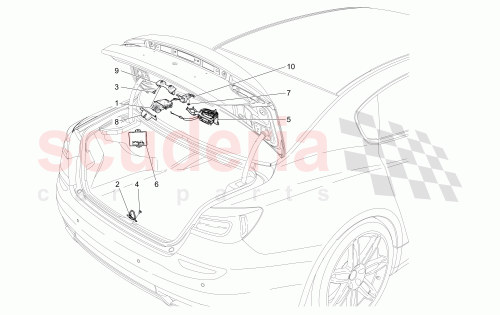 Part Diagram for Maserati 670033057