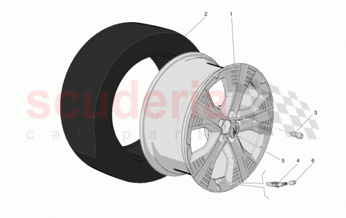 Part Diagram for Maserati 980182014