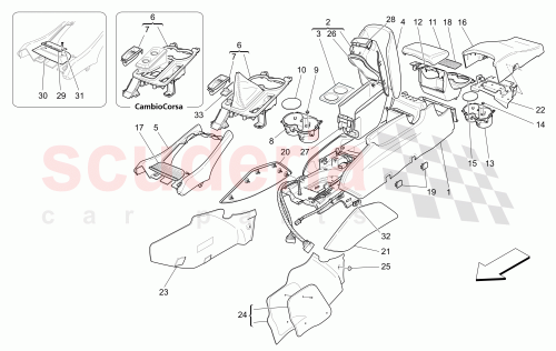 Part Diagram for Maserati 69890807