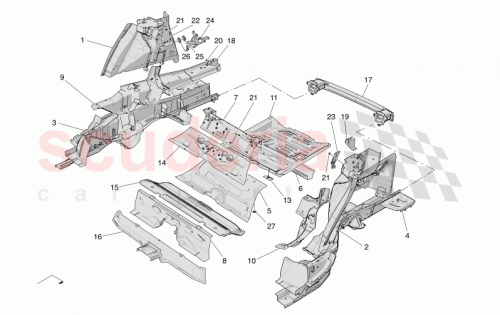 Part Diagram for Maserati 673015744