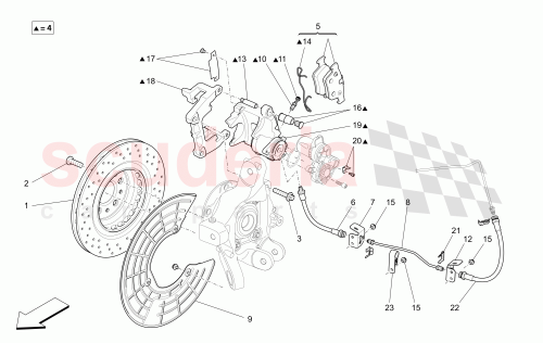 Part Diagram for Maserati 670032068