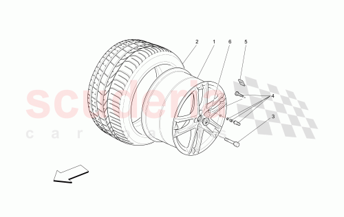 Part Diagram for Maserati 85360516