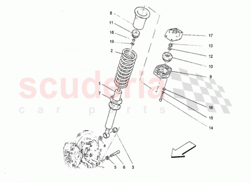 Part Diagram for Maserati 179555