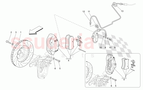 Part Diagram for Maserati 673012042