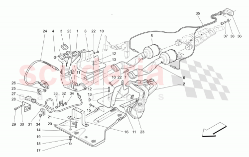 Part Diagram for Maserati 188130