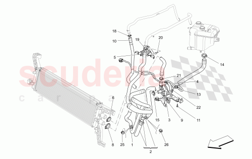 Part Diagram for Maserati 670038534