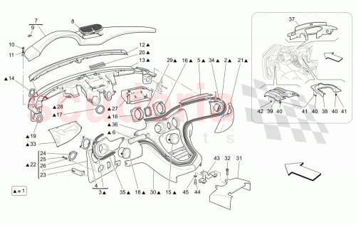 Part Diagram for Maserati 984201500