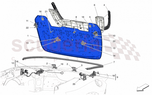 Part Diagram for Maserati 670310569