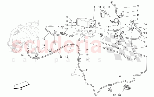 Part Diagram for Maserati 189893