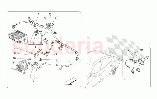 Part Diagram for Maserati 770033